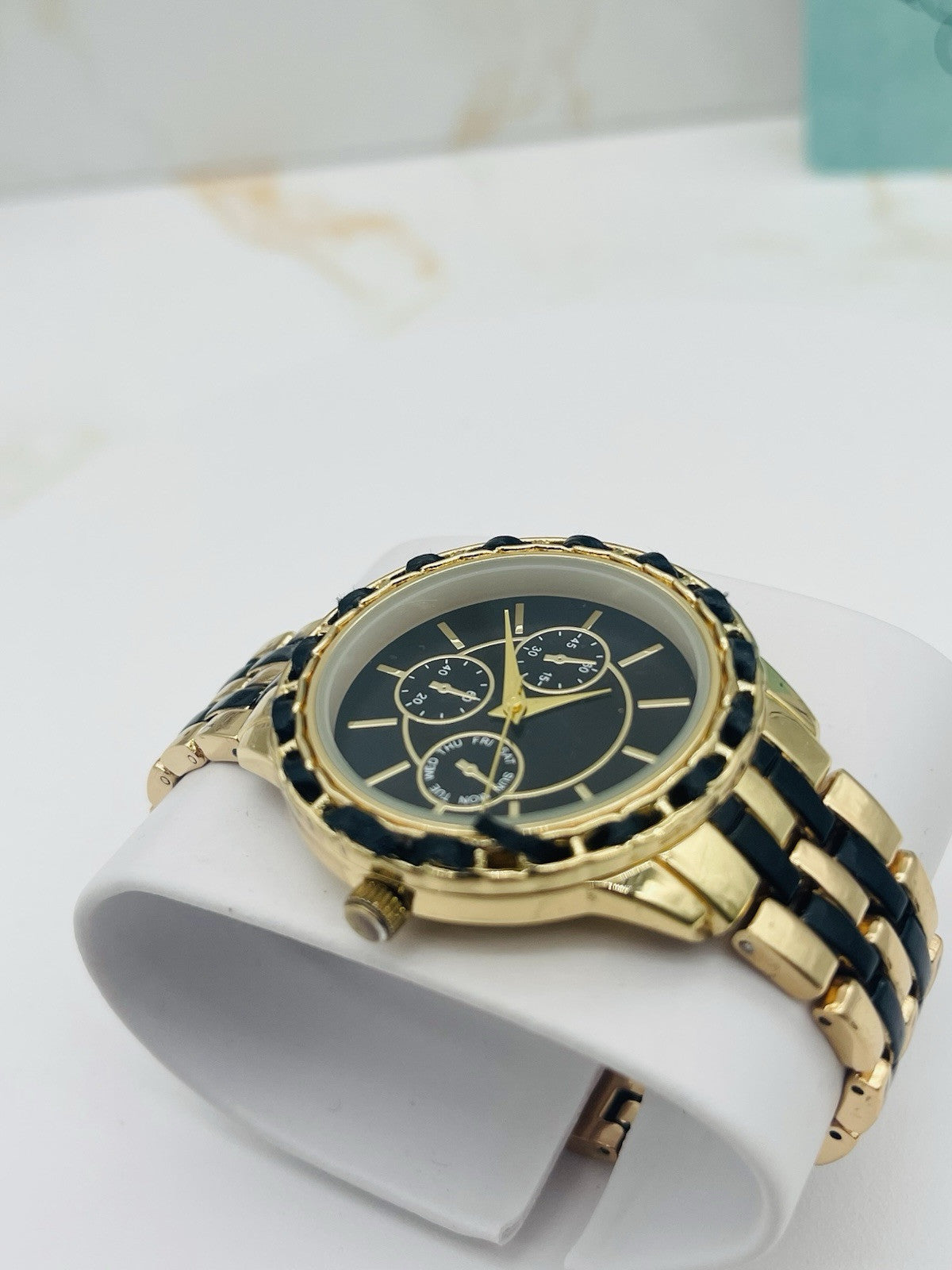 I.N.C. International Concepts Women's Two-Tone Bracelet Watch 36mm