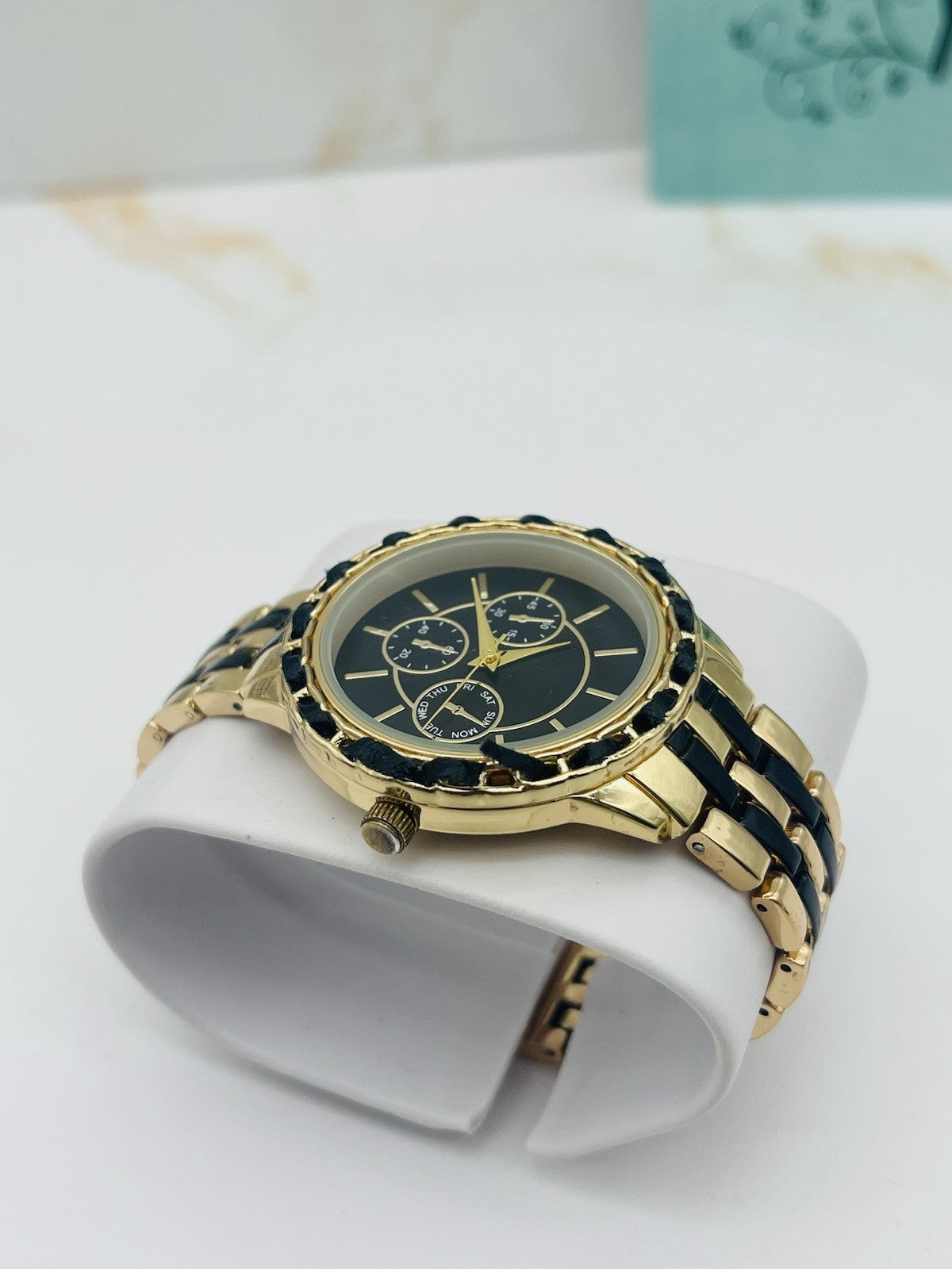 I.N.C. International Concepts Women's Two-Tone Bracelet Watch 36mm