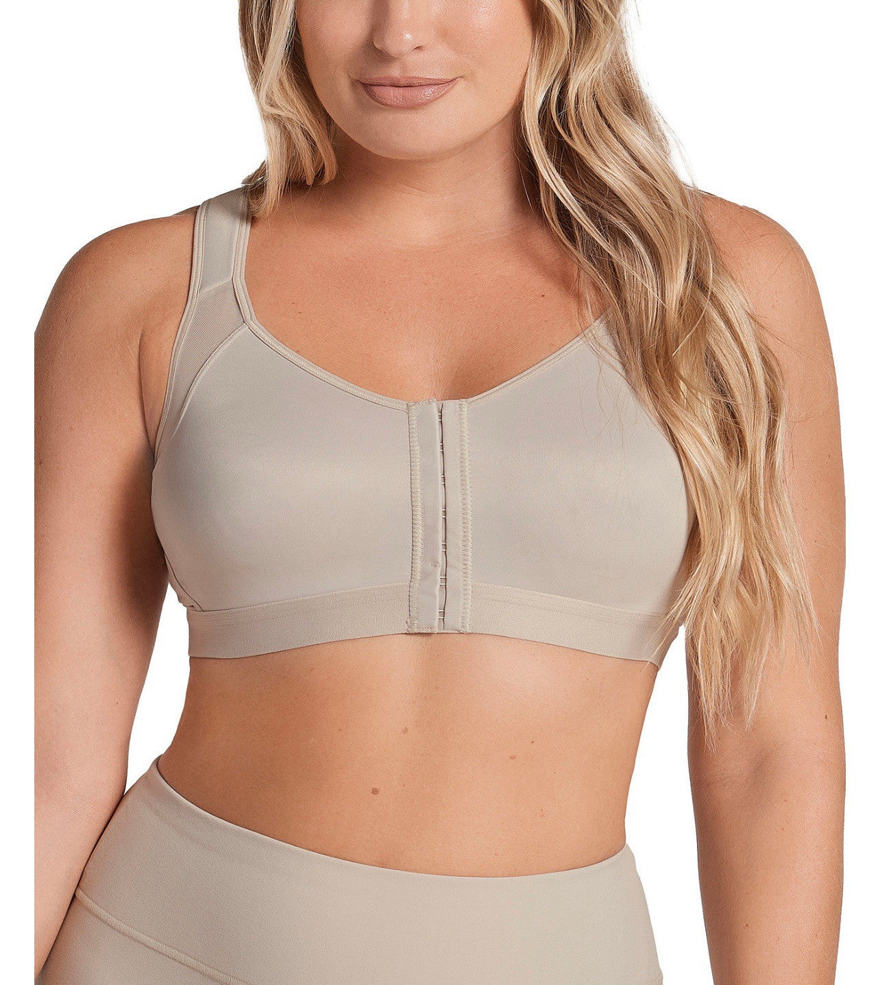 LEONISA Multi Functional Back Support Posture Corrector Wireless Bra 011473 36 B