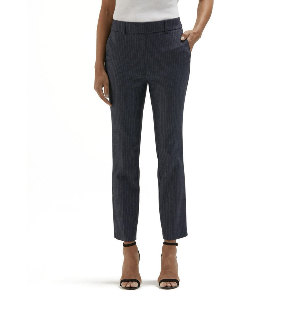 Rafaella Women’s Pull-On Belt Loops Functional Pockets Stretch Ankle Pant Sz 10