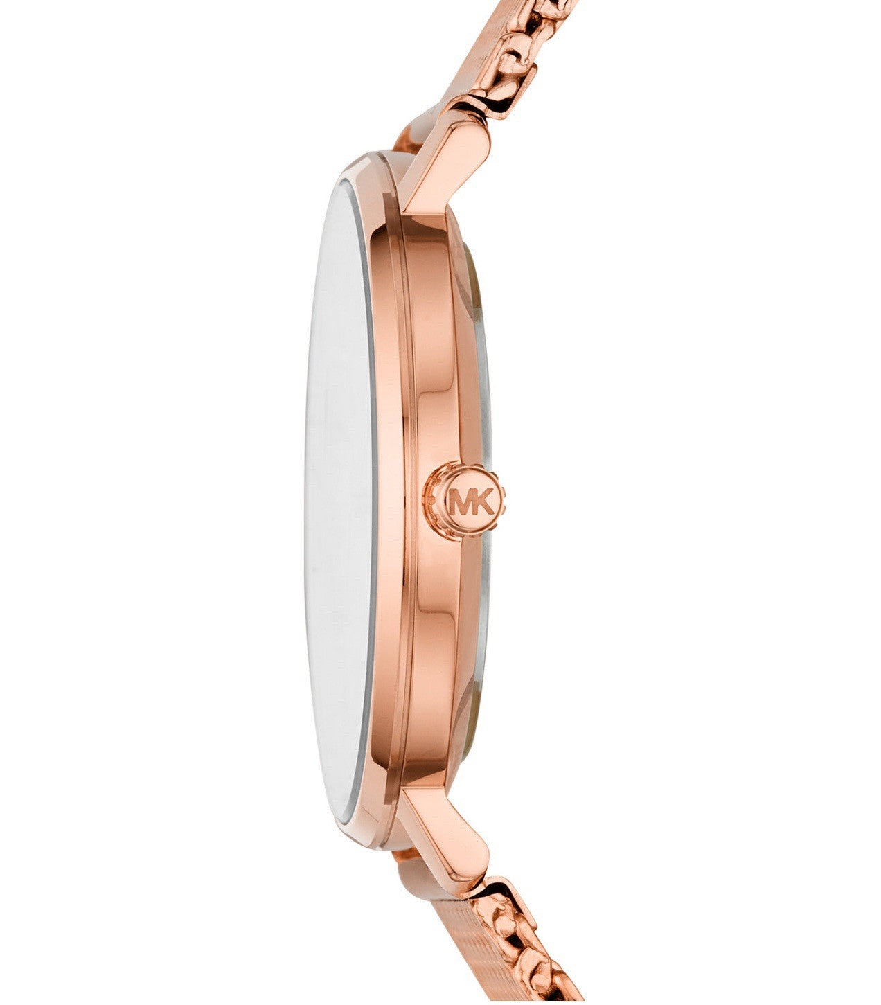 (MA4) Michael Kors MK4340 Women's Pyper Three-Hand Rose Gold-Tone Steel Watch