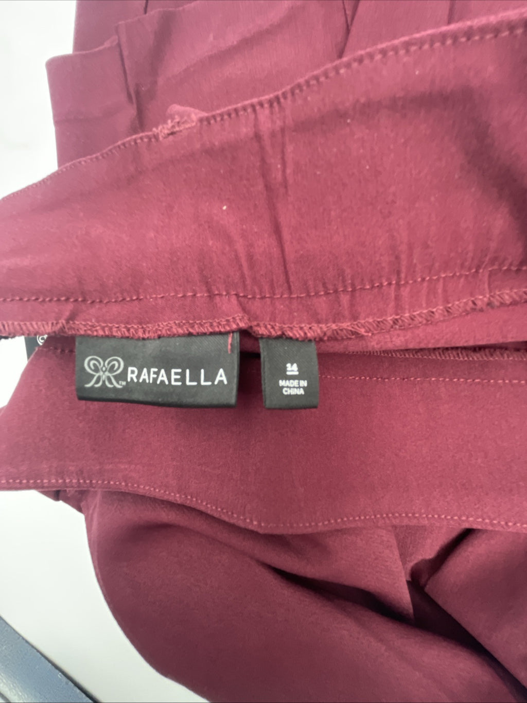 Rafaella Women’s Pull-On Belt Loops Functional Pockets Stretch Ankle Pant 14
