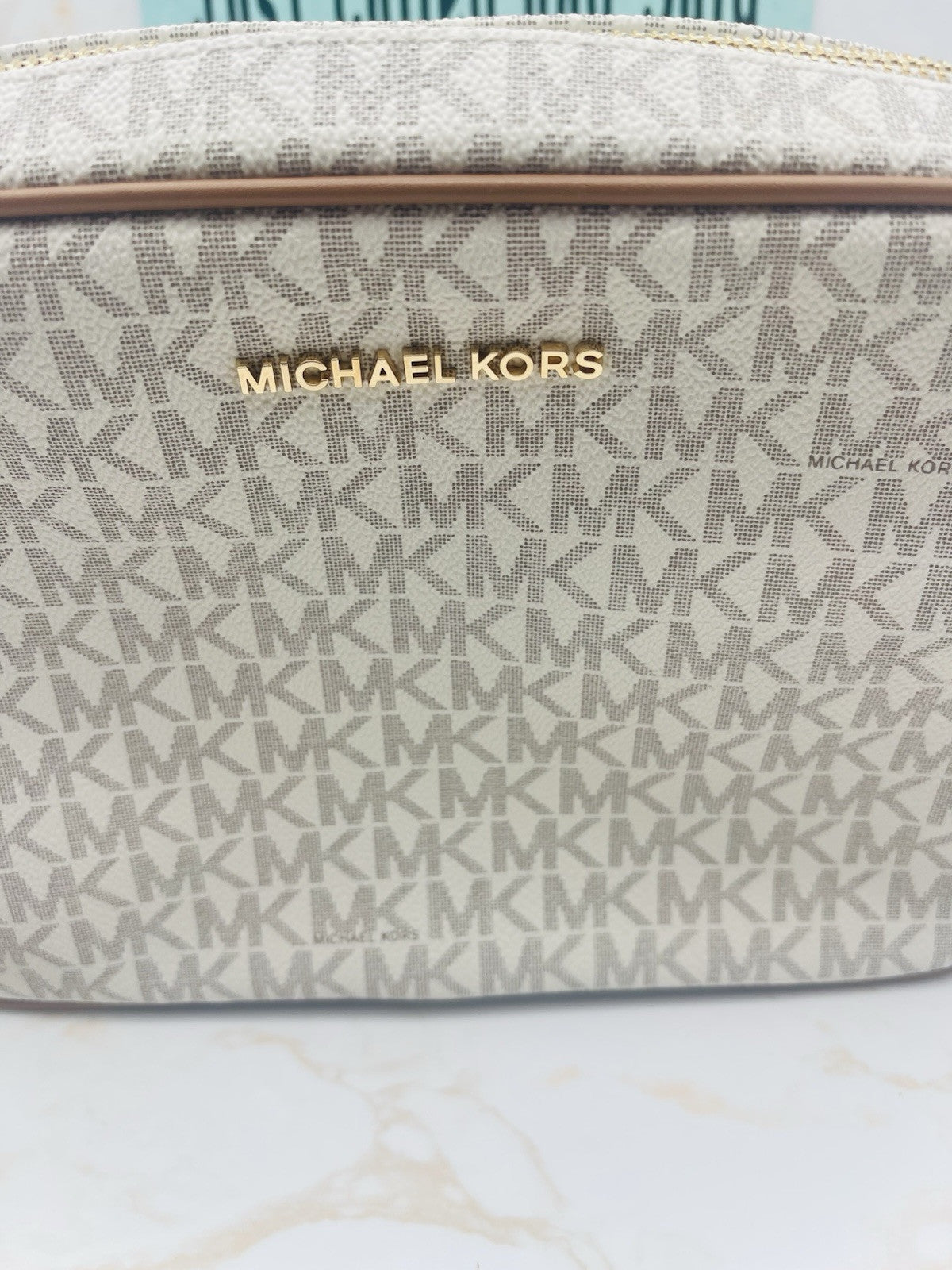 Michael Kors VANILLA 32F1GJ6C7B0005150 Women's Shoulder Bag, beige