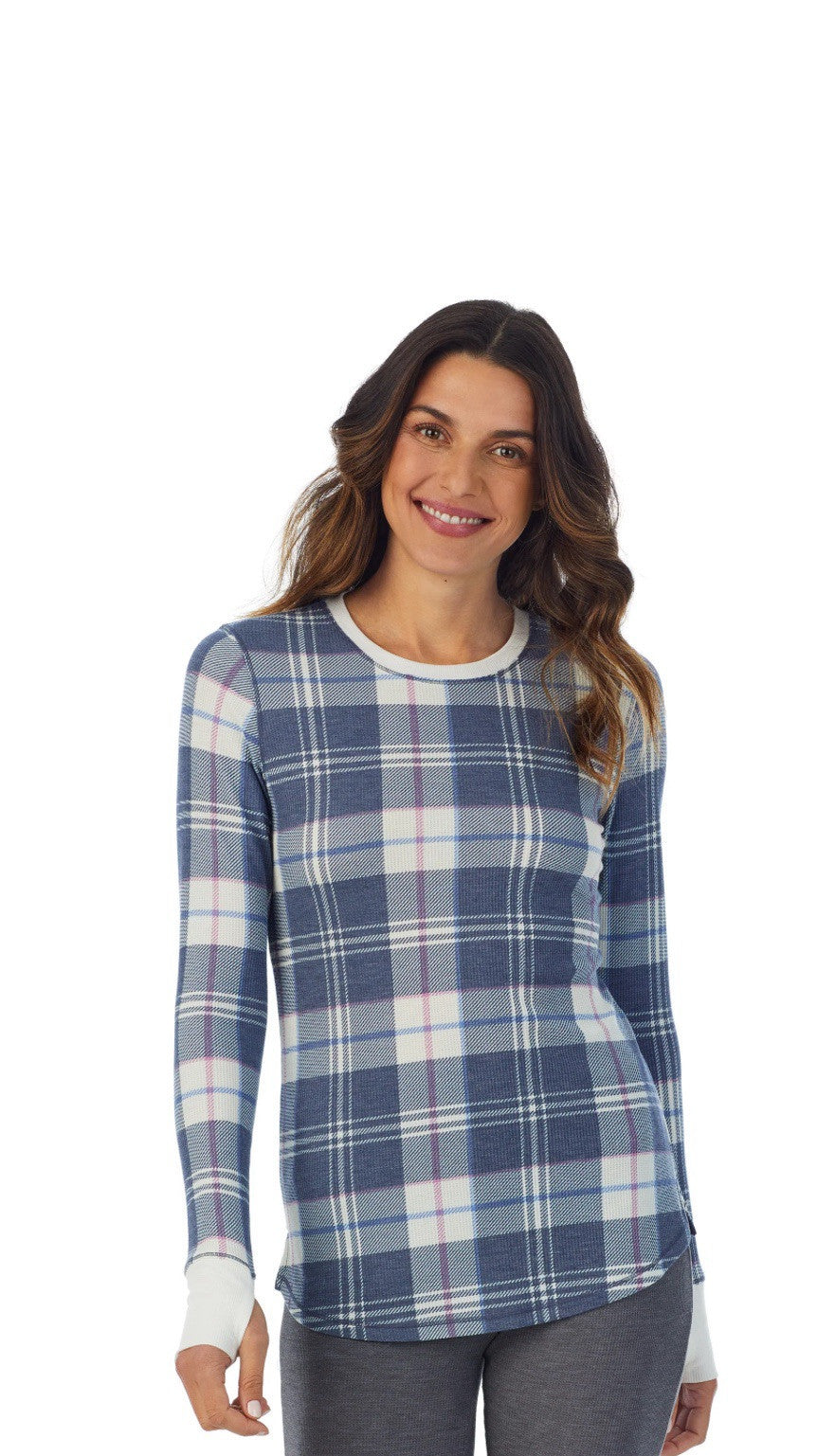 Women's Cuddl Duds® Stretch Thermal Long Sleeve Crew Top XS