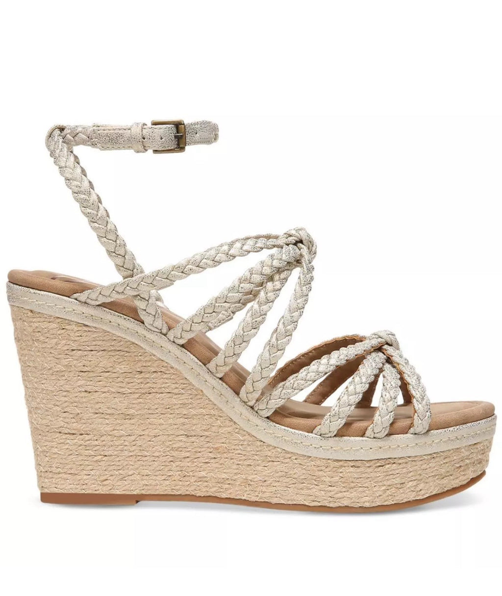 Zodiac Womens SHANA-ESPAD Braided Platform Wedge Heels Platforms BHFO 9938