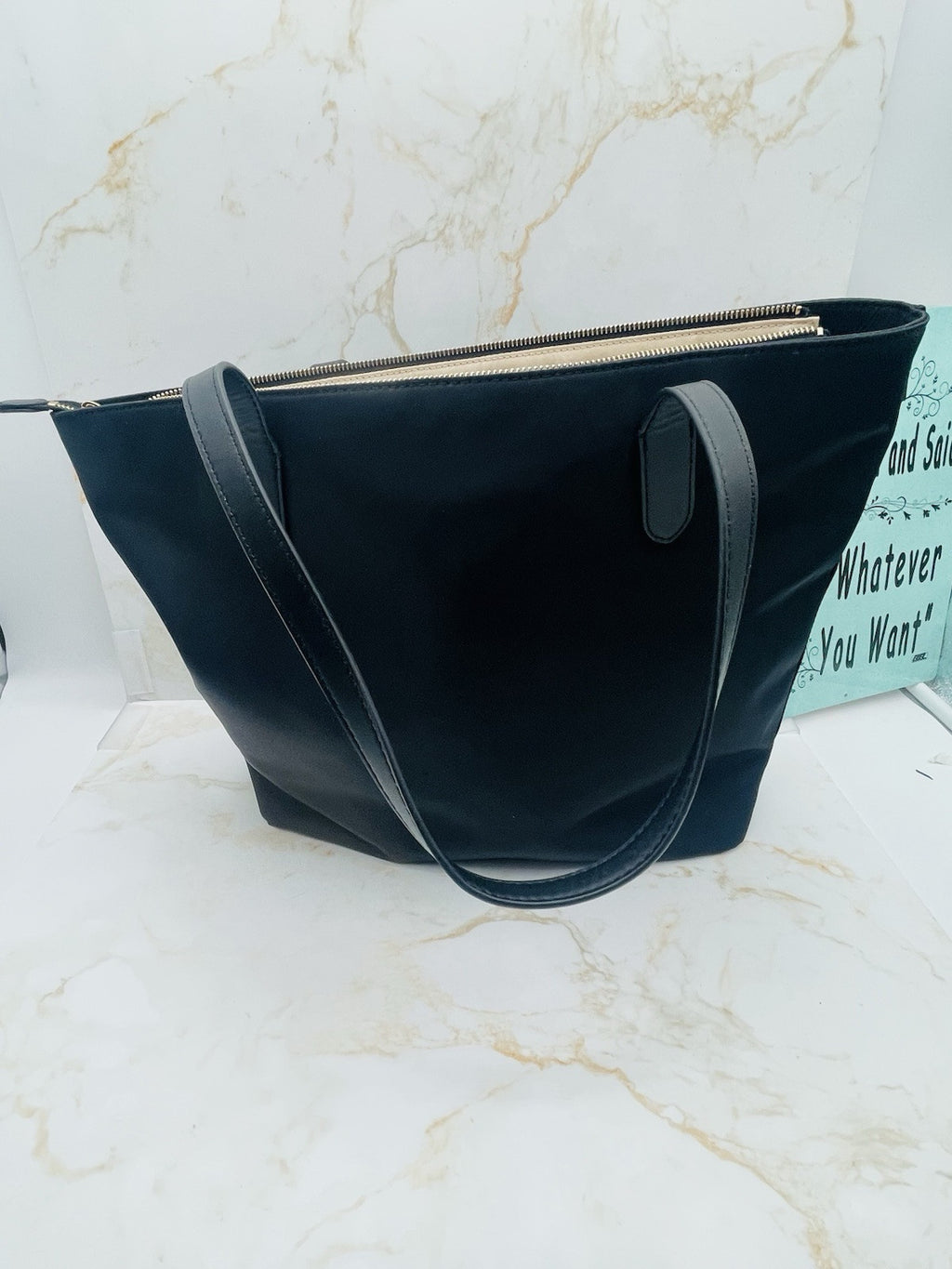 Guess Jaxi Top Zip Tote Black