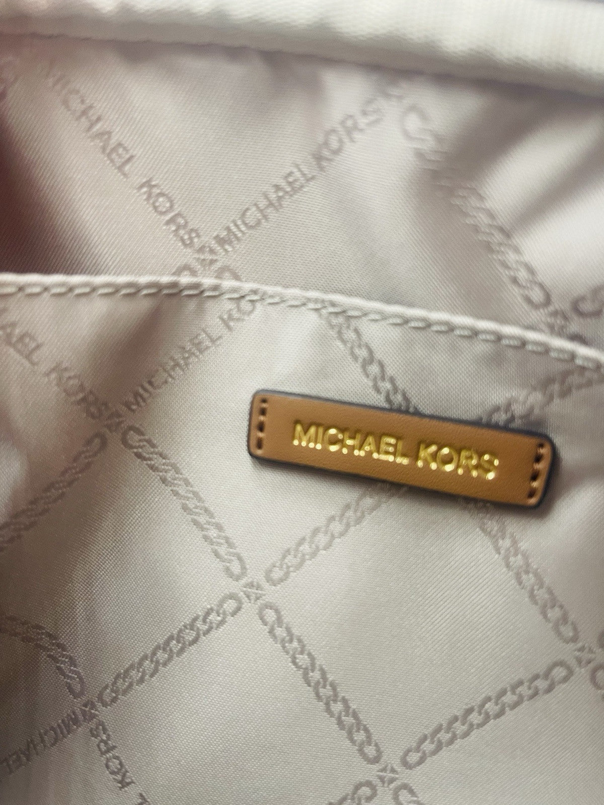 Michael Kors VANILLA 32F1GJ6C7B0005150 Women's Shoulder Bag, beige