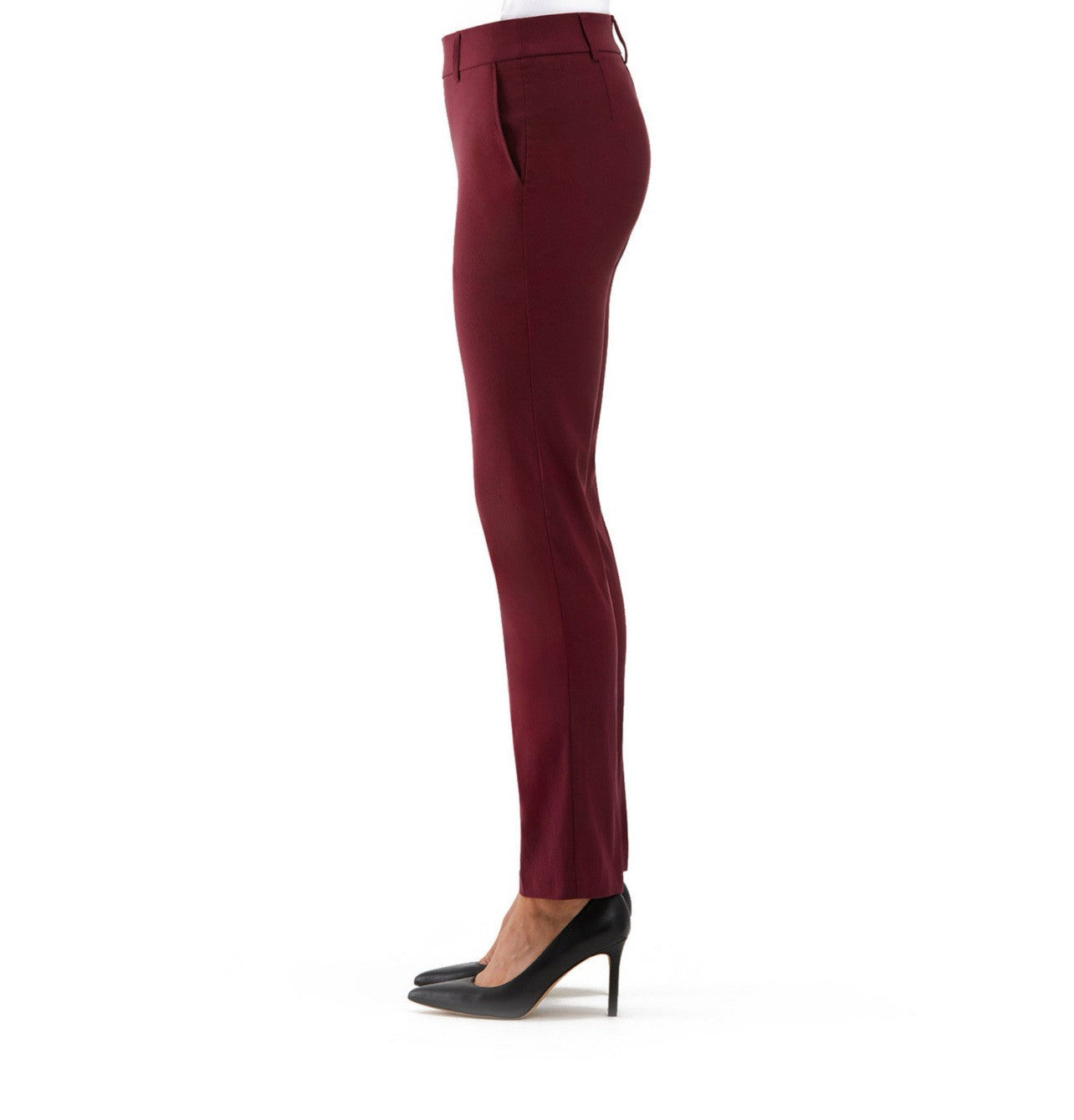 Rafaella Women’s Pull-On Belt Loops Functional Pockets Stretch Ankle Pant 14