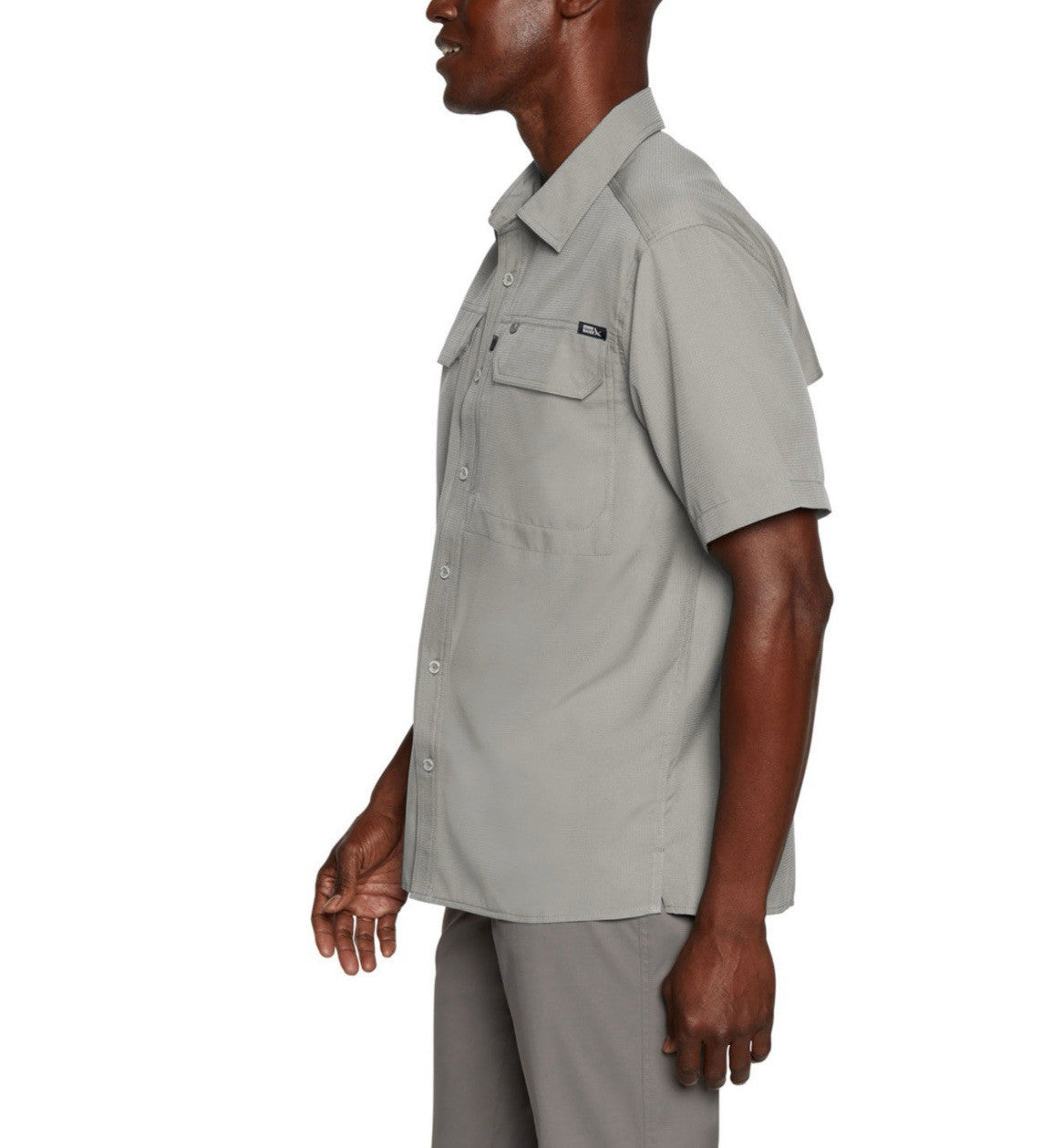 Eddie Bauer Men's Moisture Wicking Woven Tech Short Sleeve Shirt Size XXL