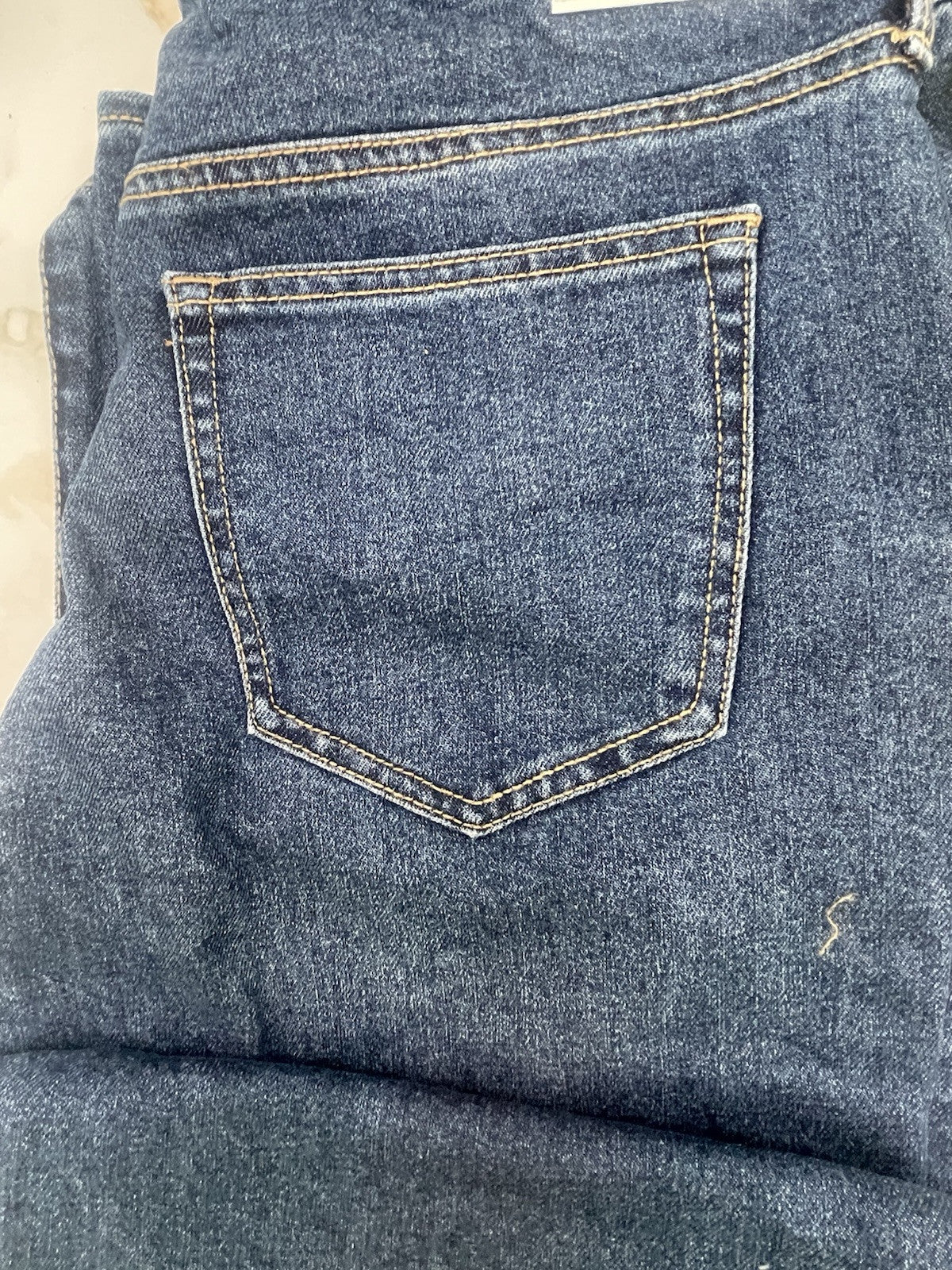 Edited by Remi Bader Women's  Size 8 Loose Straight Jean Blue Confident