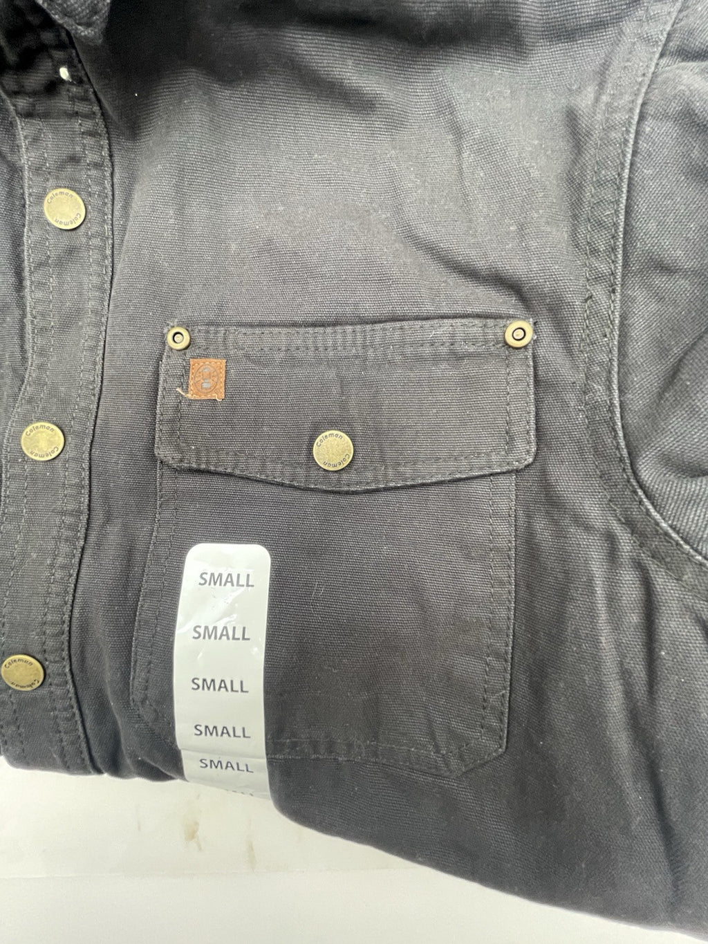 Coleman Sherpa Lined Durable Tear Resistant Twill Shell Workwear Jacket Onix S