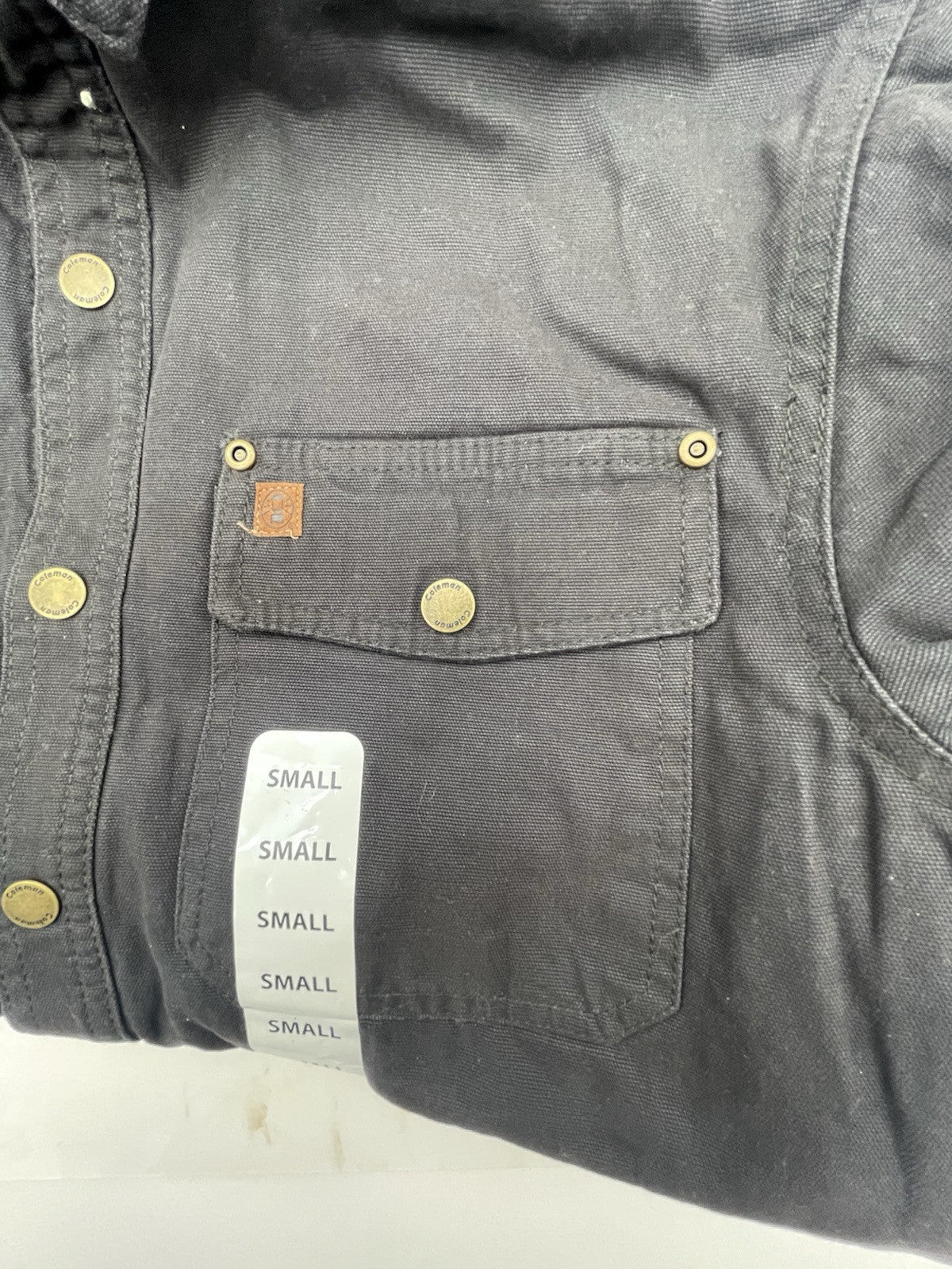 Coleman Sherpa Lined Durable Tear Resistant Twill Shell Workwear Jacket Onix S