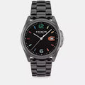 COACH 14503927 Black Dial Black Stainless Steel Bracelet Greyson Ladies 36mm ...