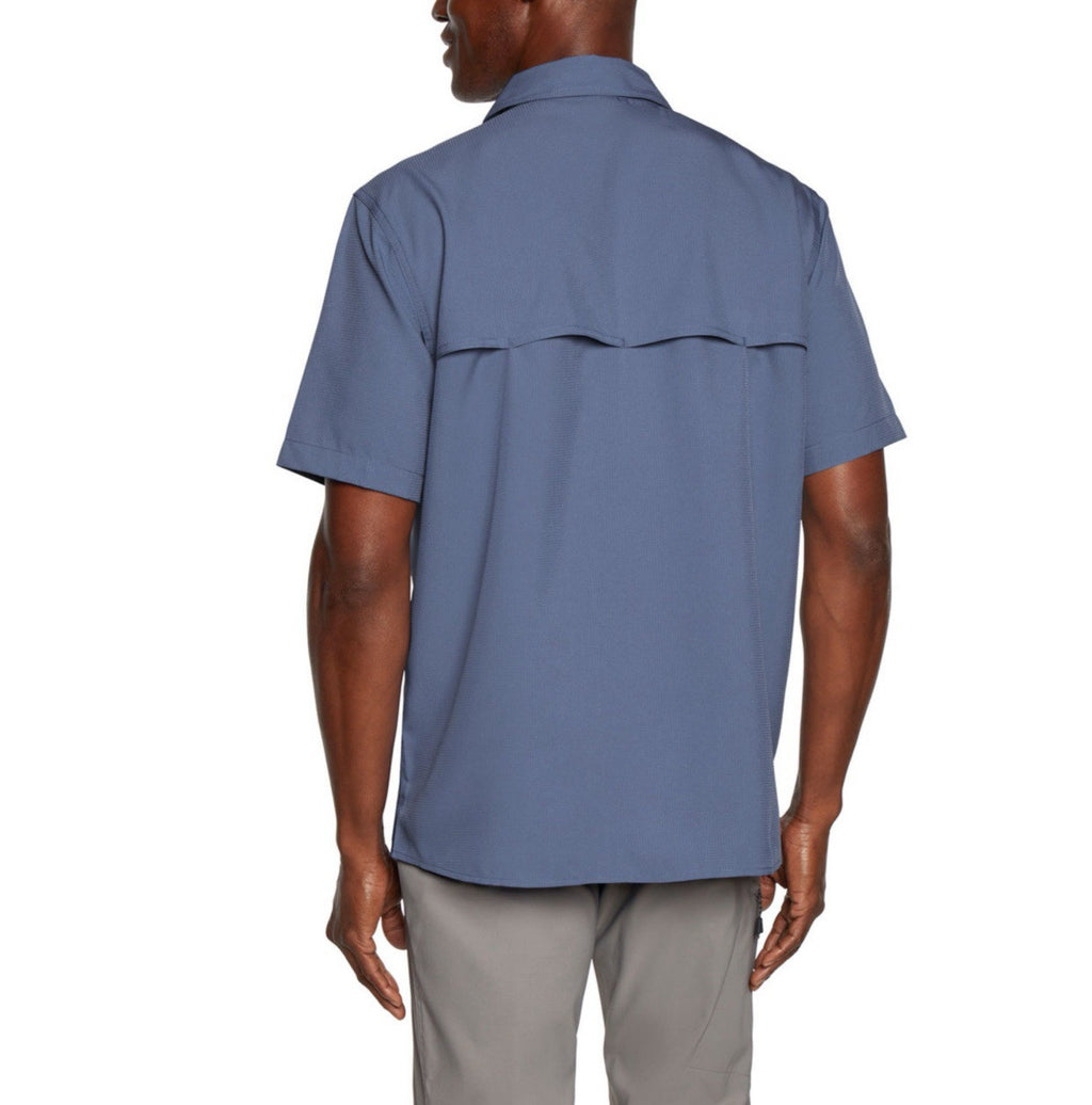 Eddie Bauer Men's Moisture Wicking Woven Tech Short Sleeve Shirt Size XXL