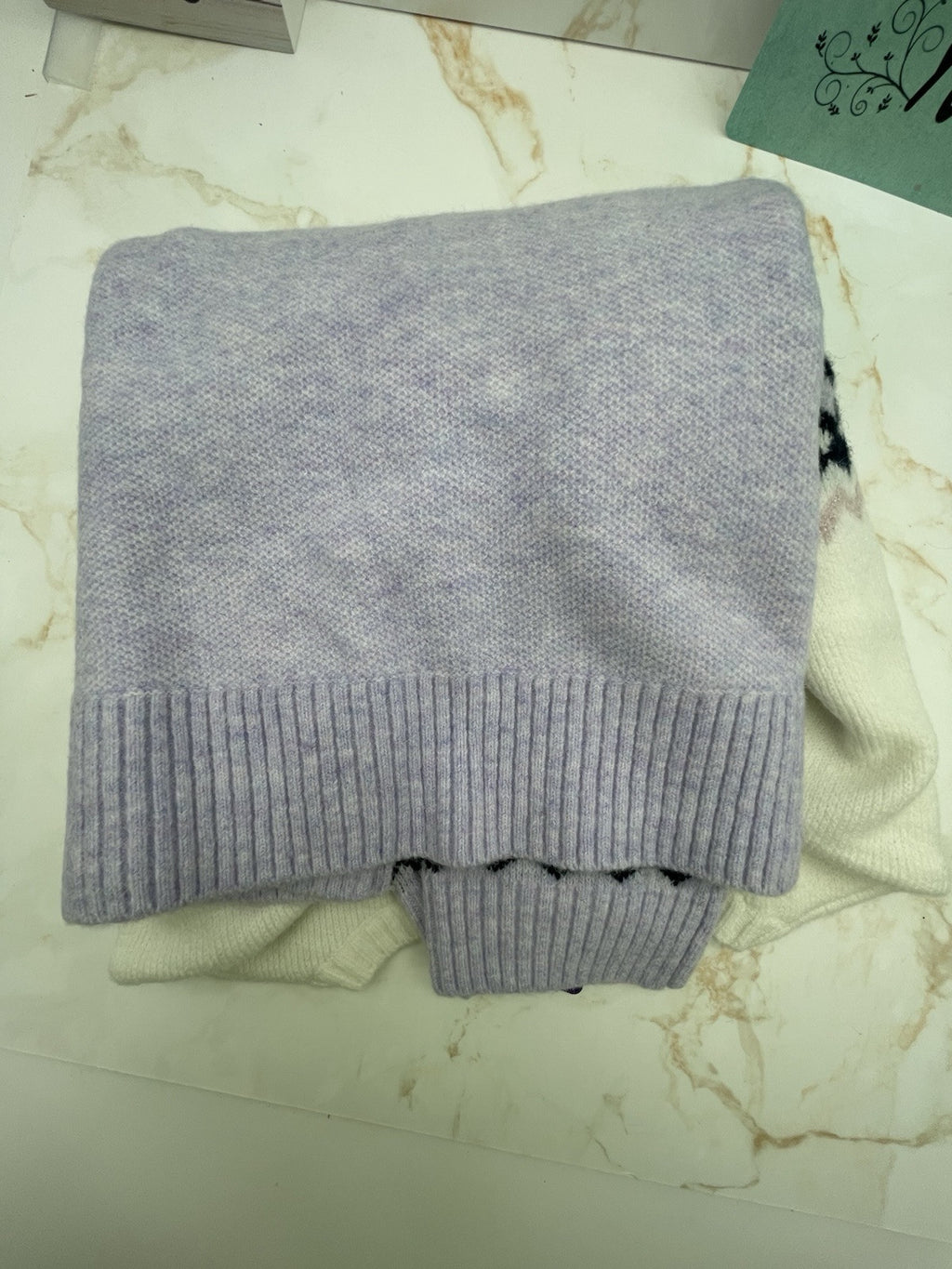 525 Women's Super Soft Crewneck Pullover Lurex Fairisle Sweater S