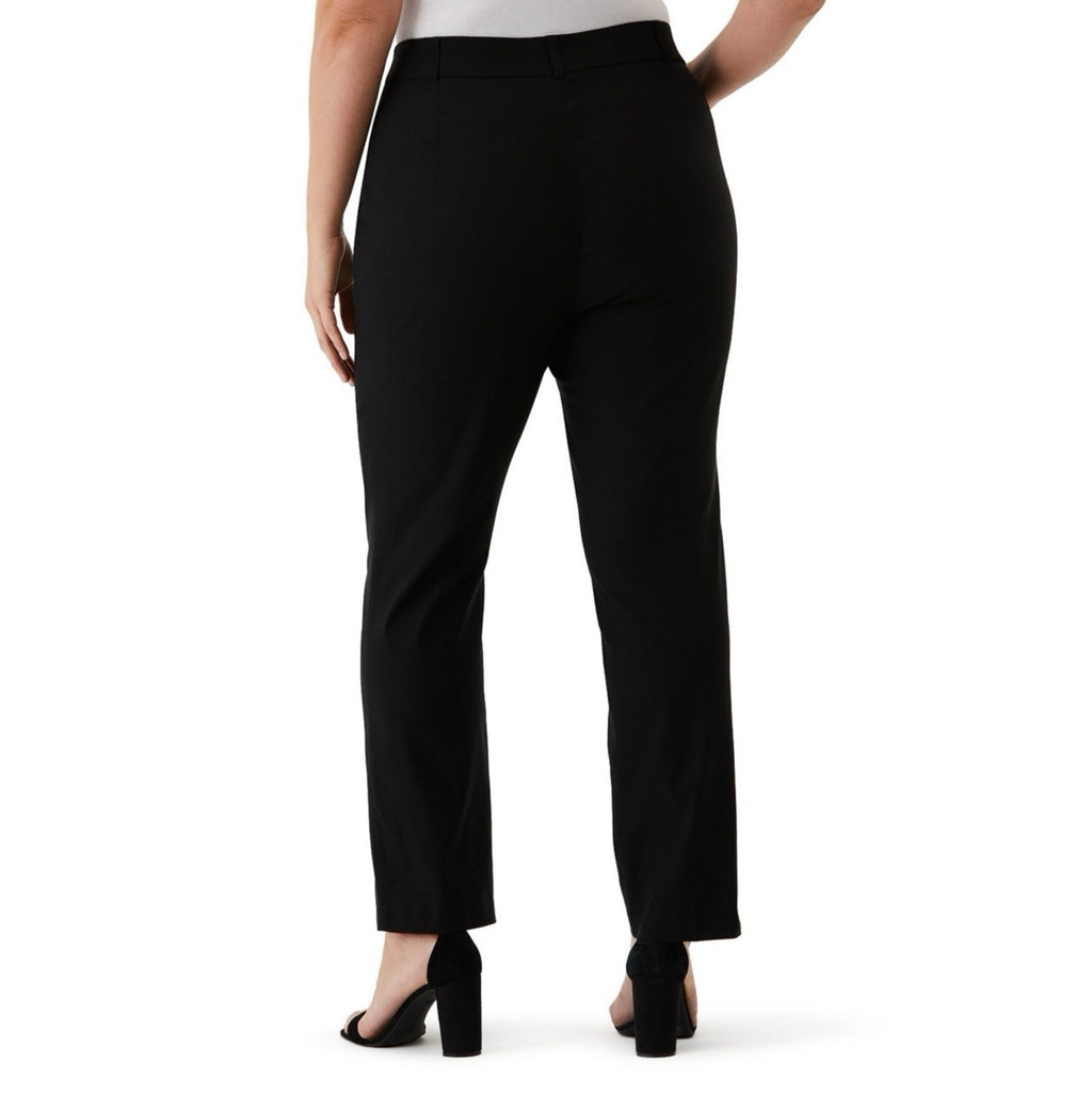 Rafaella Women's Pull-On Stretch Ankle Pant Size 12 Black