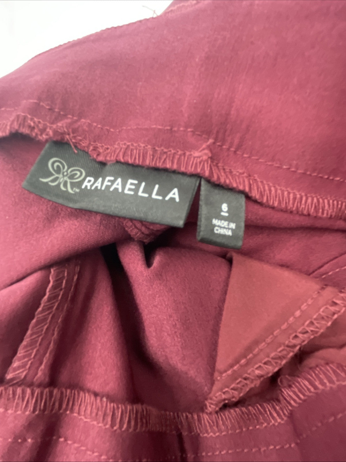 Rafaella Women’s Pull-On Belt Loops Functional Pockets Stretch Ankle Pant 6