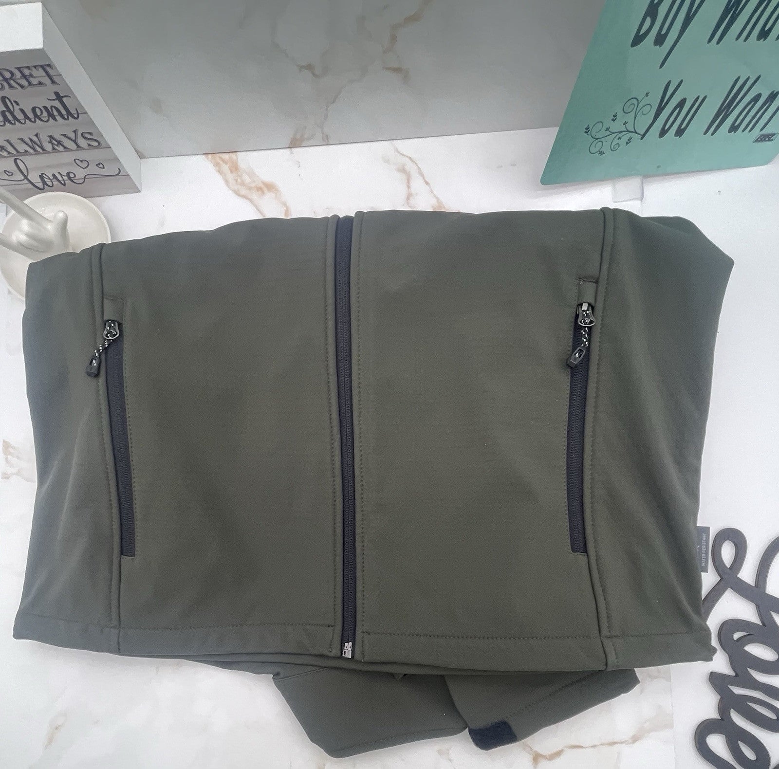 Free Country Men's Softshell Jacket Size  X Large Olive