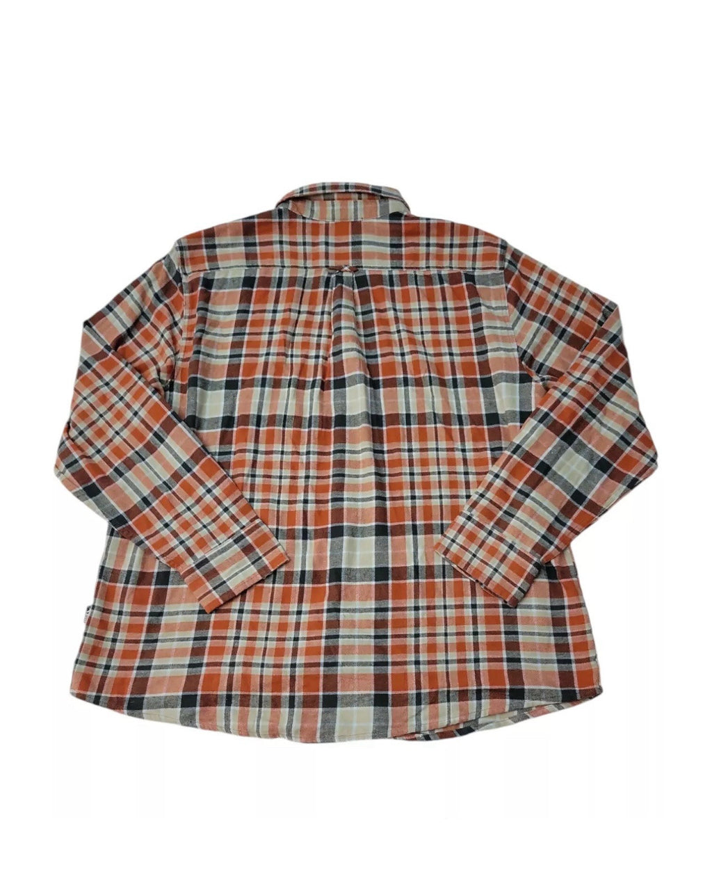 Eddie Bauer Men's 100% Cotton Easy Care Warm Brushed Twill Flannel Shirt Size M
