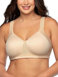 Vanity Fair Women Full Figure Wirefree Sport Bra Style 71500, Neutral, 40C