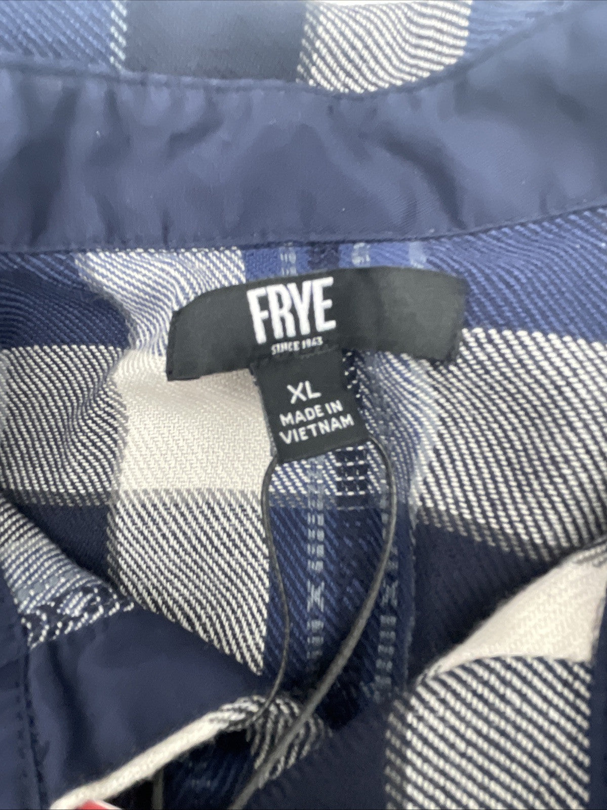 Frye Men's Jacquard Flannel Deep Night Sky Size XL