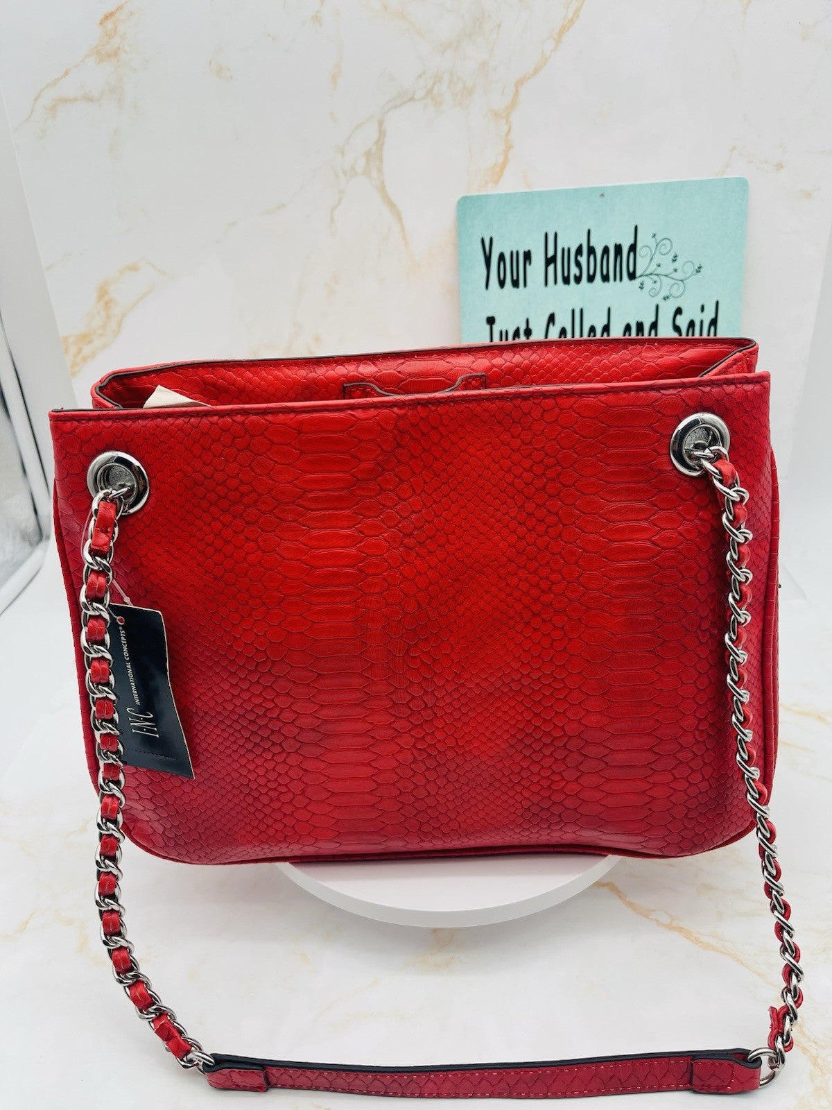 INC International Concepts Women's Deliz Chain Shoulder Bag