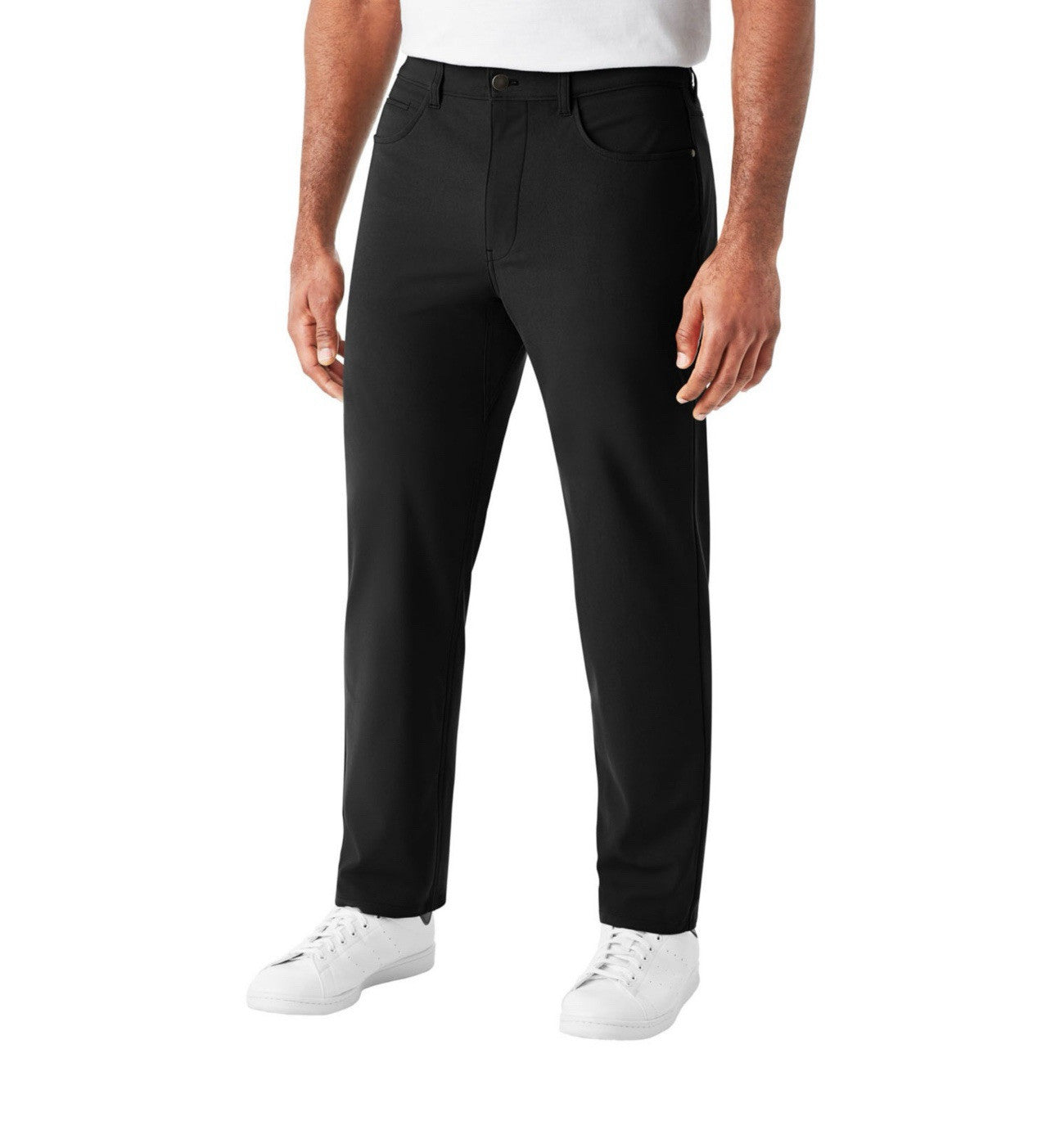 Member's Mark Men's Benton Performance Pant Slim Fit - Black - Size 38x34