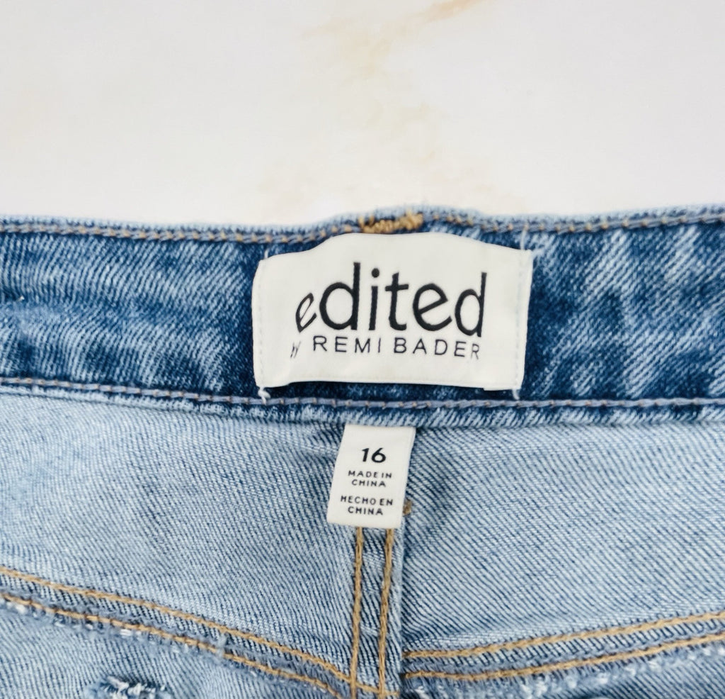 Edited by Remi Bader Women's Loose Straight Jean Size 14 Authentic