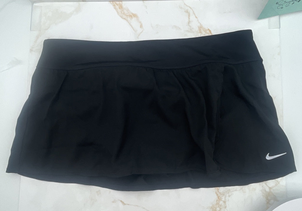 NWT Nike Swim Essential Women's Boardskirt in Black Size Large