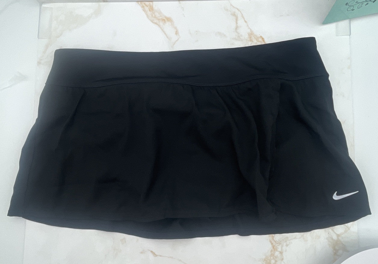 NWT Nike Swim Essential Women's Boardskirt in Black Size Large