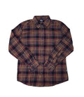 Eddie Bauer Men's 100% Cotton Easy Care Warm Brushed Twill Flannel Shirt Size L