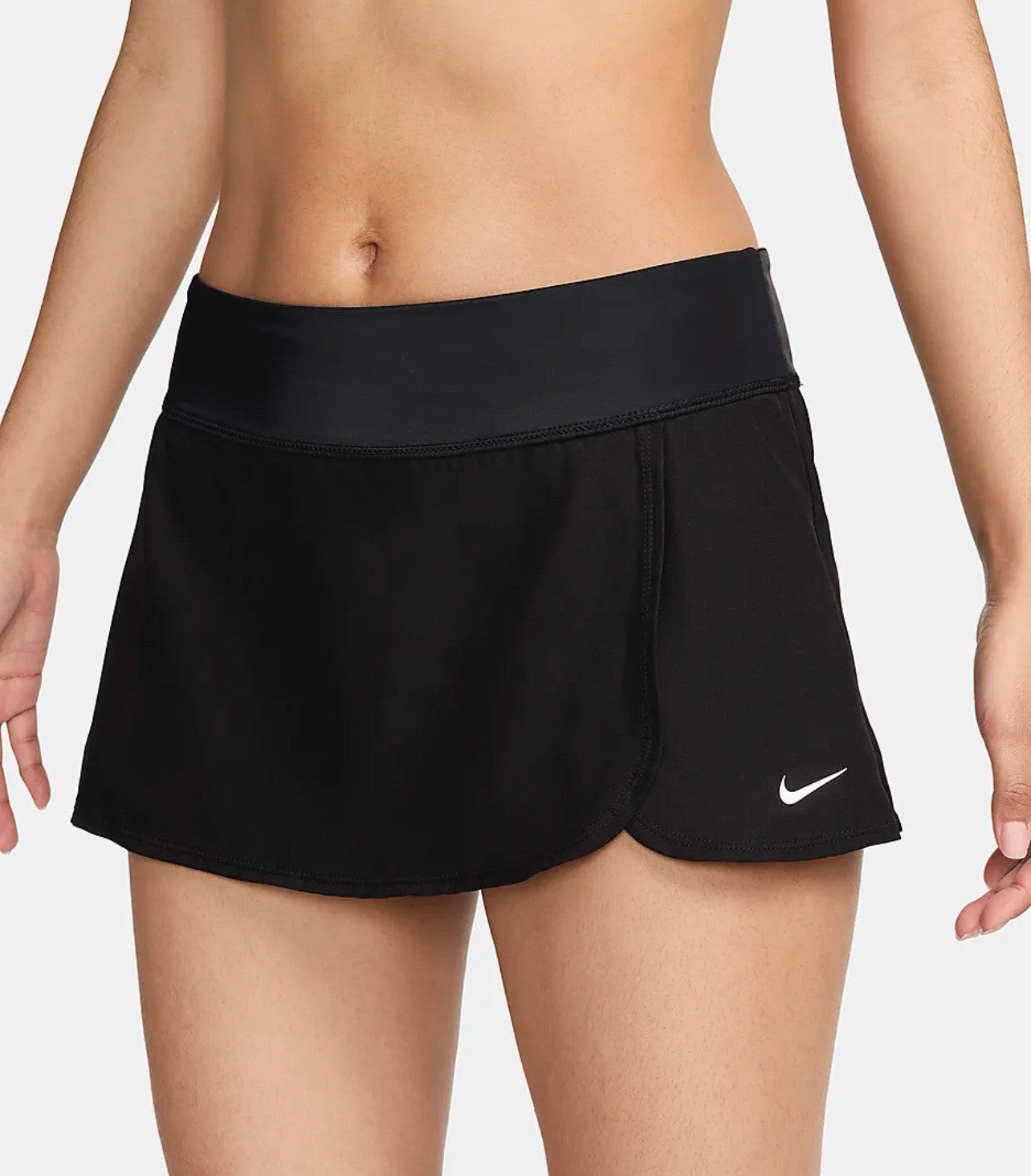 NWT Nike Swim Essential Women's Boardskirt in Black Size Large