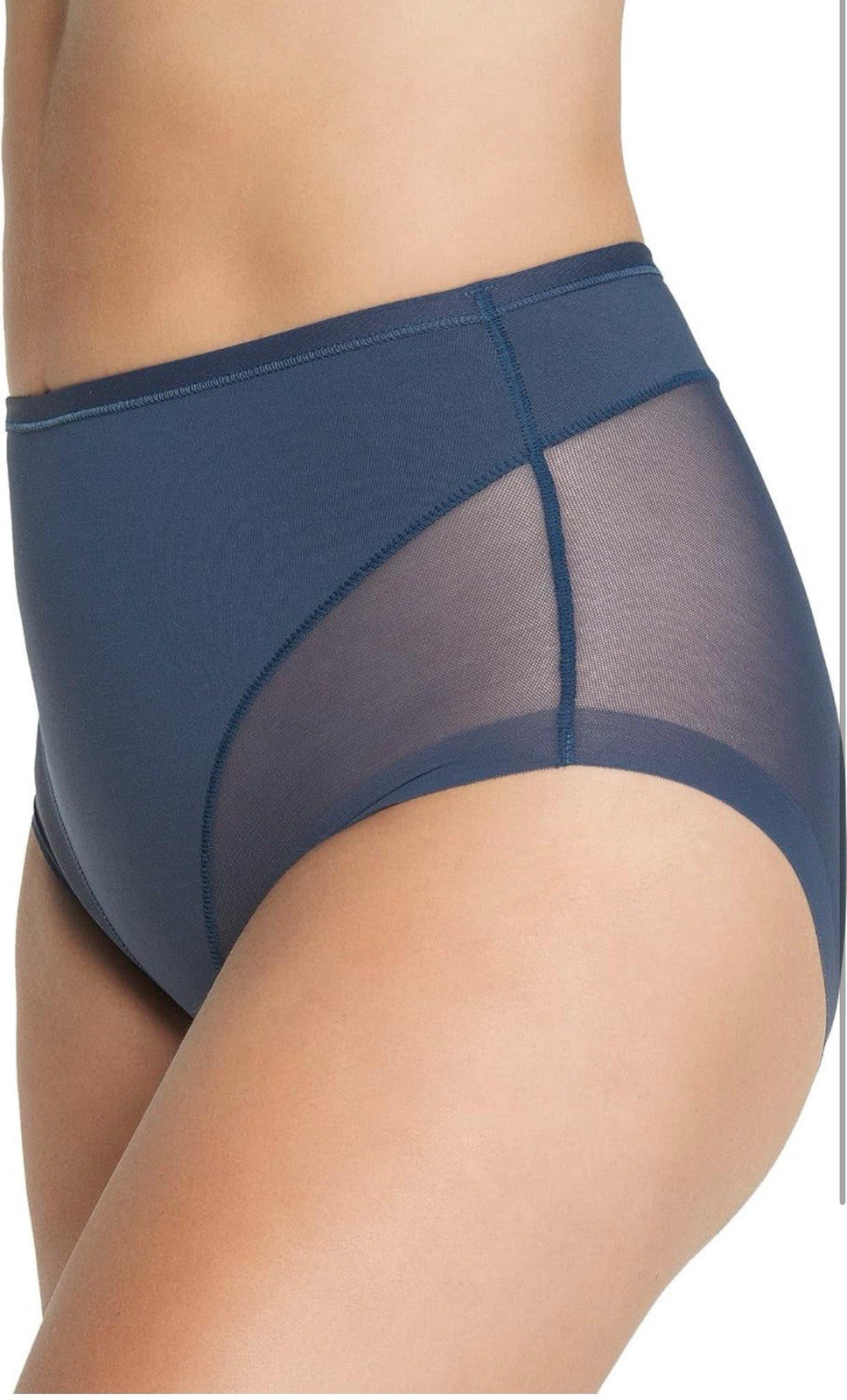 Leonisa Truly Undetect Tummy Control Shapewear Underwear Blue Size XL
