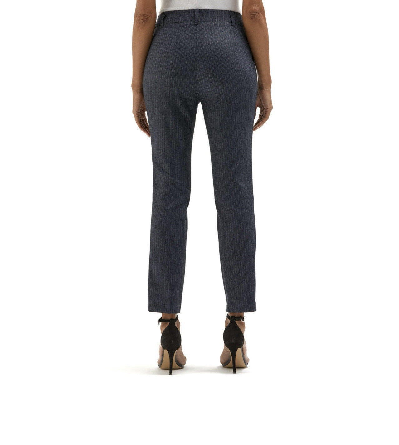 Rafaella Women’s Pull-On Belt Loops Functional Pockets Stretch Ankle Pant Size 6