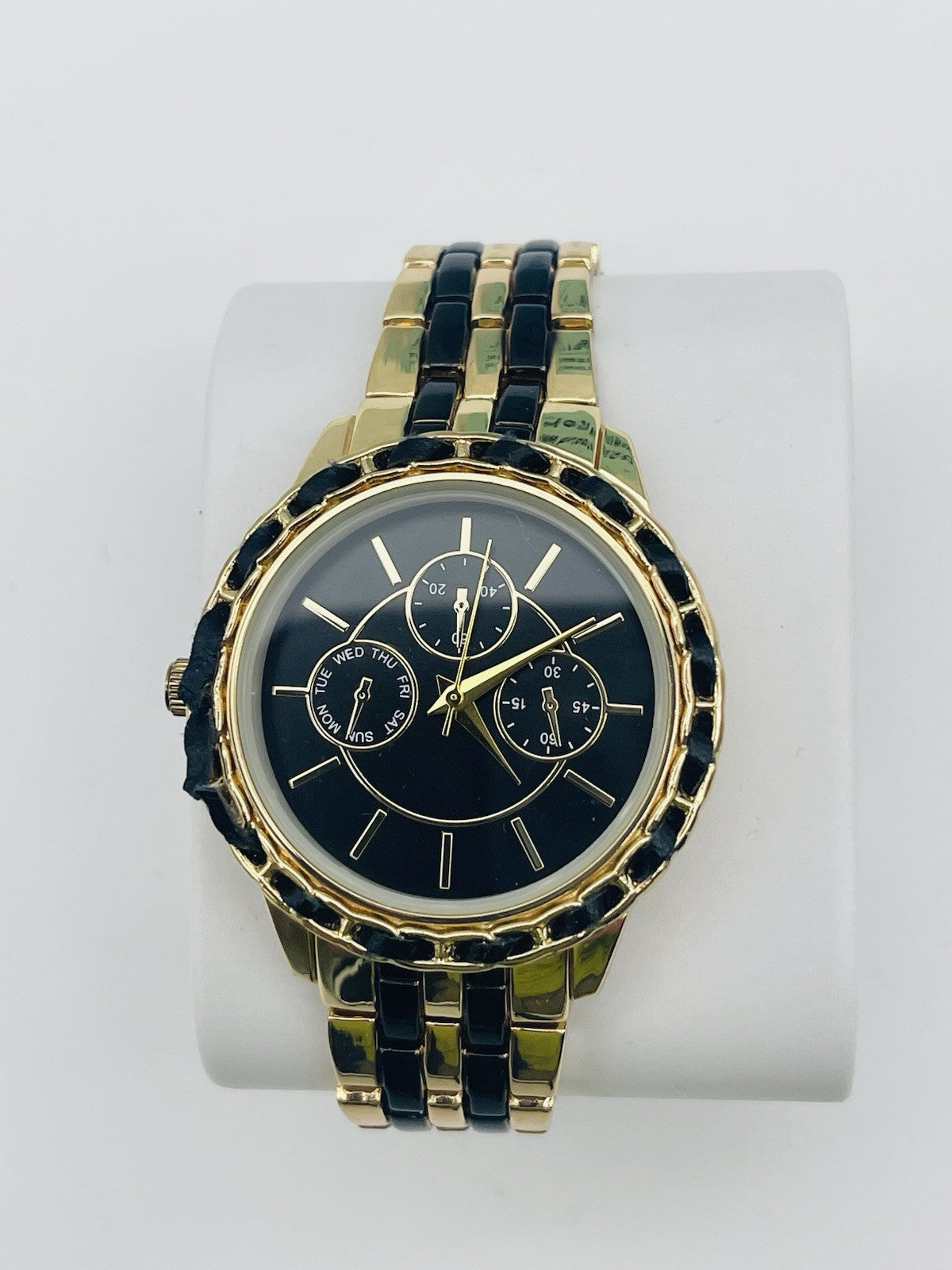 I.N.C. International Concepts Women's Two-Tone Bracelet Watch 36mm