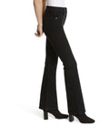 Jessica Simpson Women's High Rise Fitted Flare Jean, JJSB16035 Size 14 Black