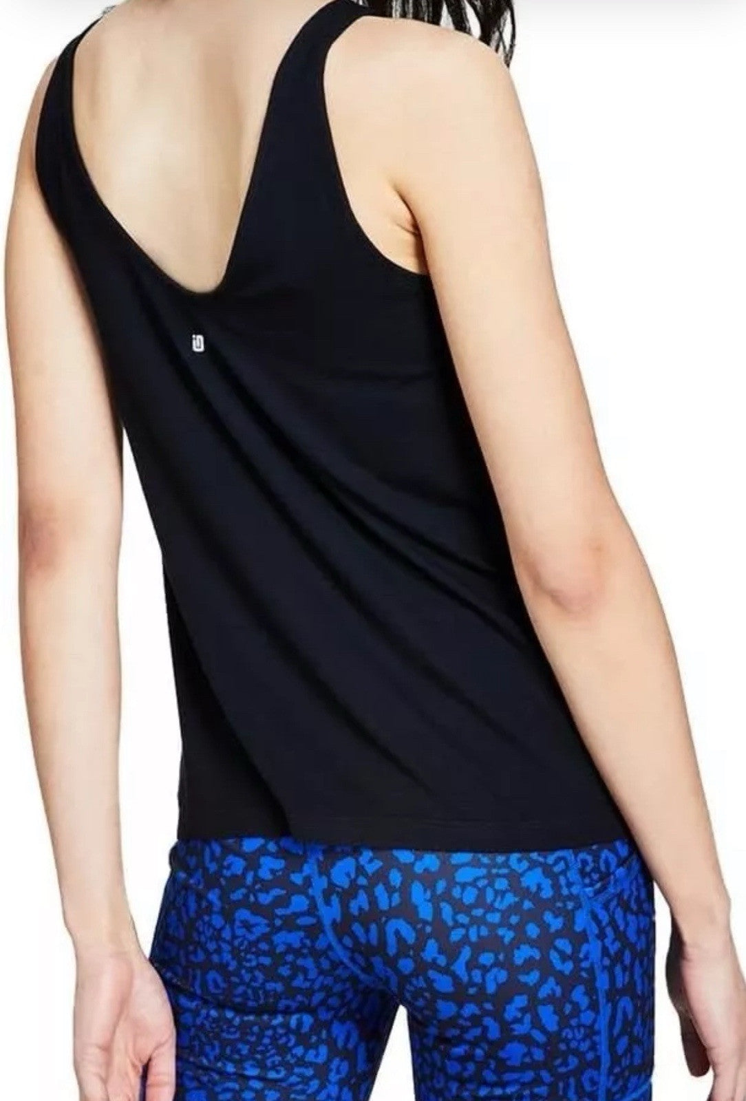 Ideology Womens Black Solid Rayon Tank Top Shirt M*