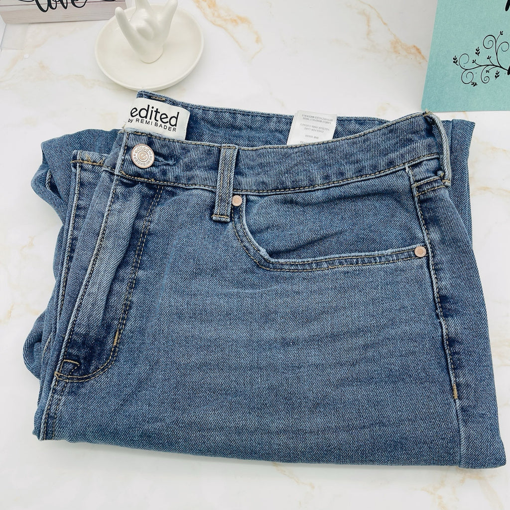 Edited by Remi Bader Women's Loose Straight Jean Size 10 Authentic