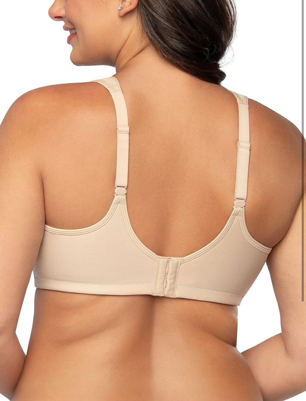 Vanity Fair Women Full Figure Wirefree Sport Bra Style 71500, Neutral, 42 D