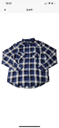 Frye Men's Jacquard Flannel Deep Night Sky Size XL