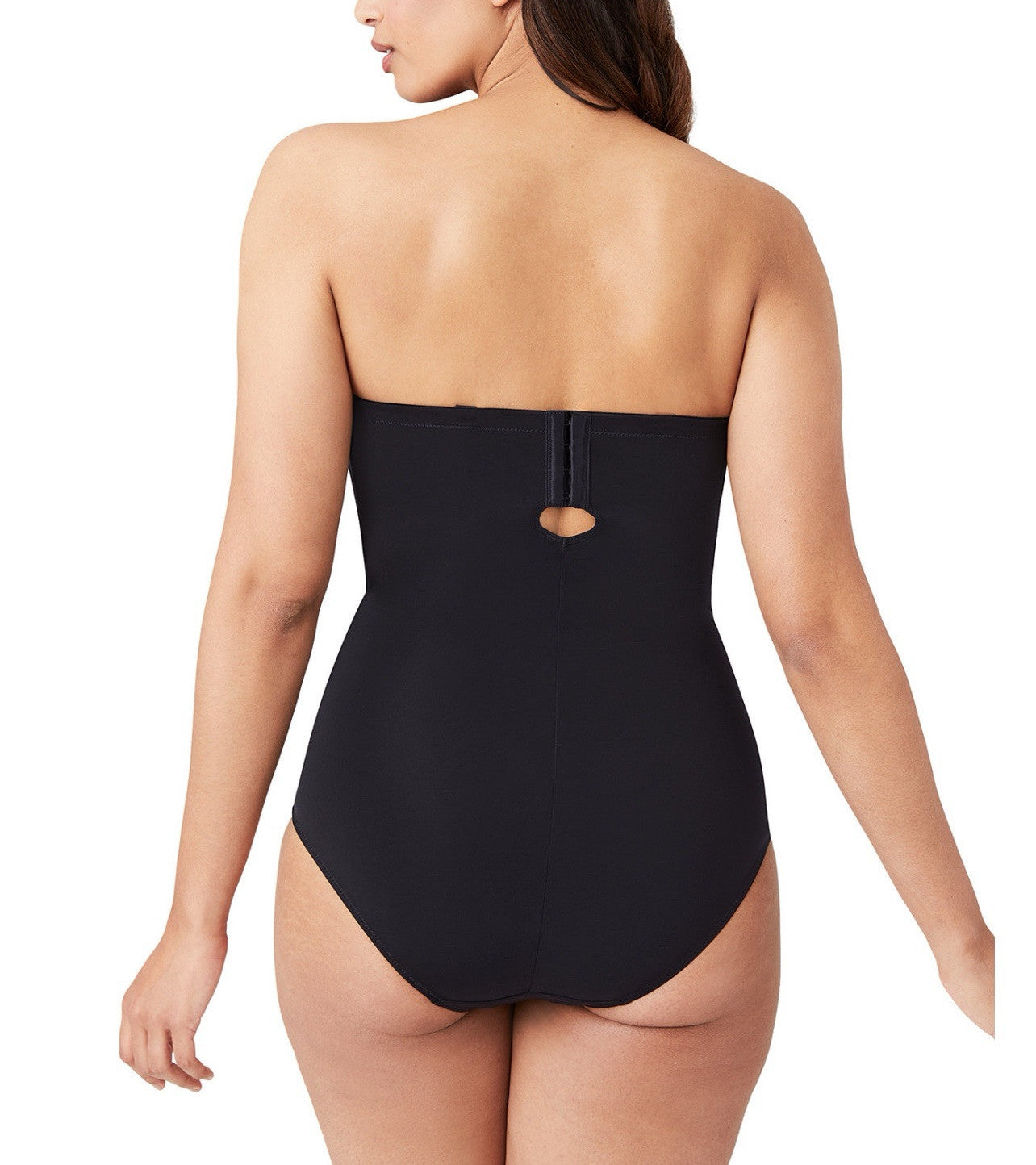 Wacoal Women’s  801219 Red Carpet Strapless Shaping Bodysuit Size 36DDD Black