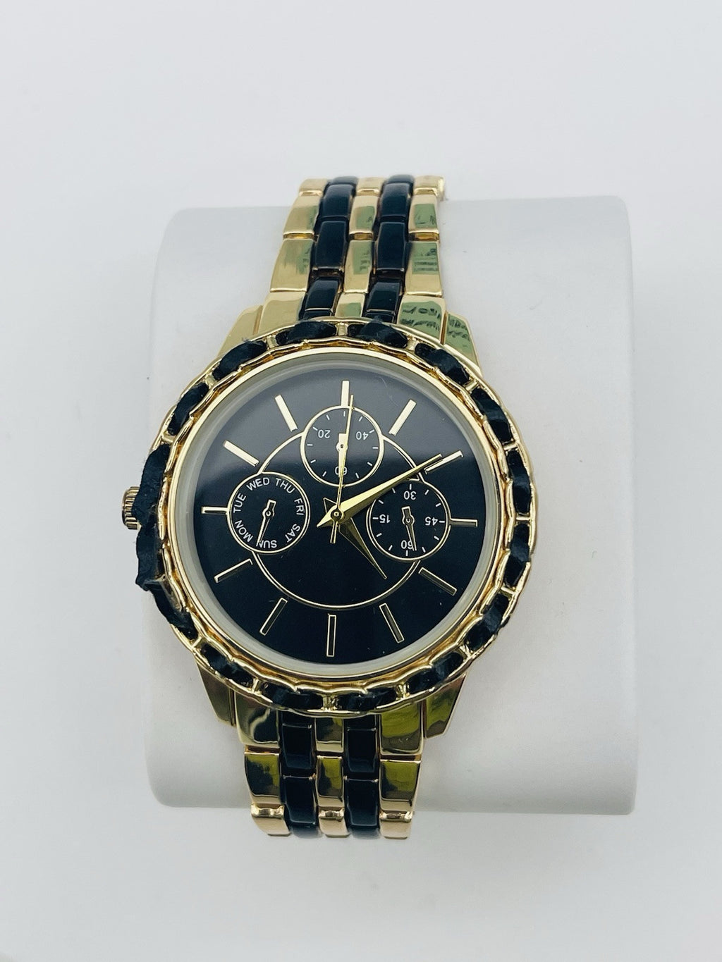 I.N.C. International Concepts Women's Two-Tone Bracelet Watch 36mm