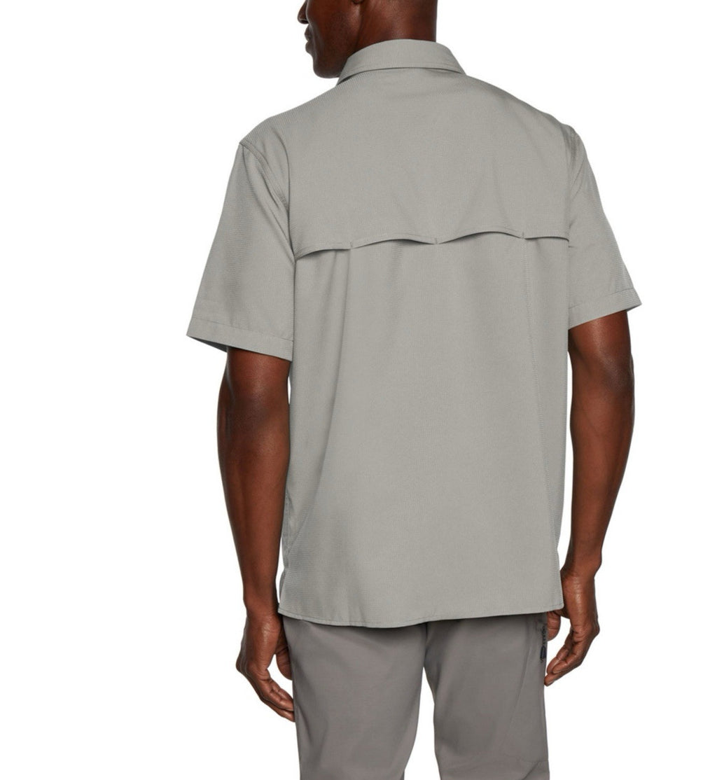 Eddie Bauer Men's Moisture Wicking Woven Tech Short Sleeve Shirt Size XL