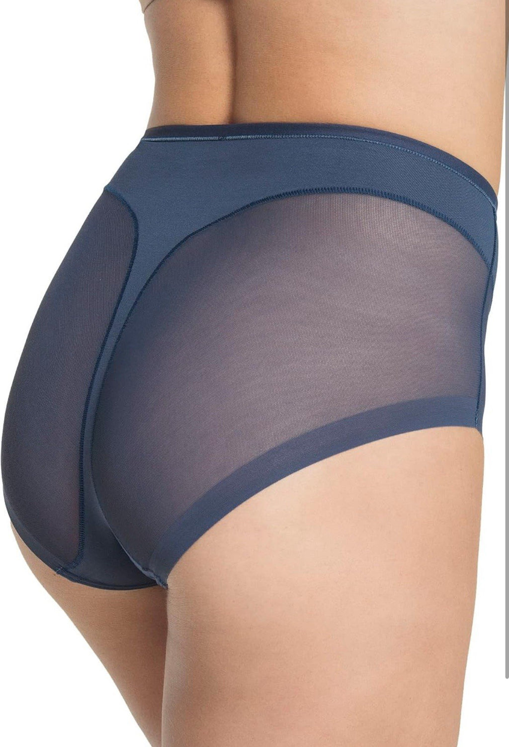 Leonisa Truly Undetect Tummy Control Shapewear Underwear Blue Size XL
