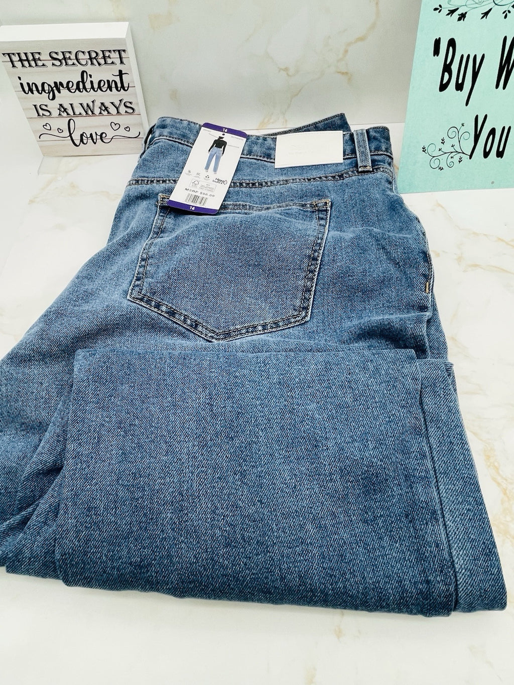 Edited by Remi Bader Women's Loose Straight Jean Size 16 Authentic