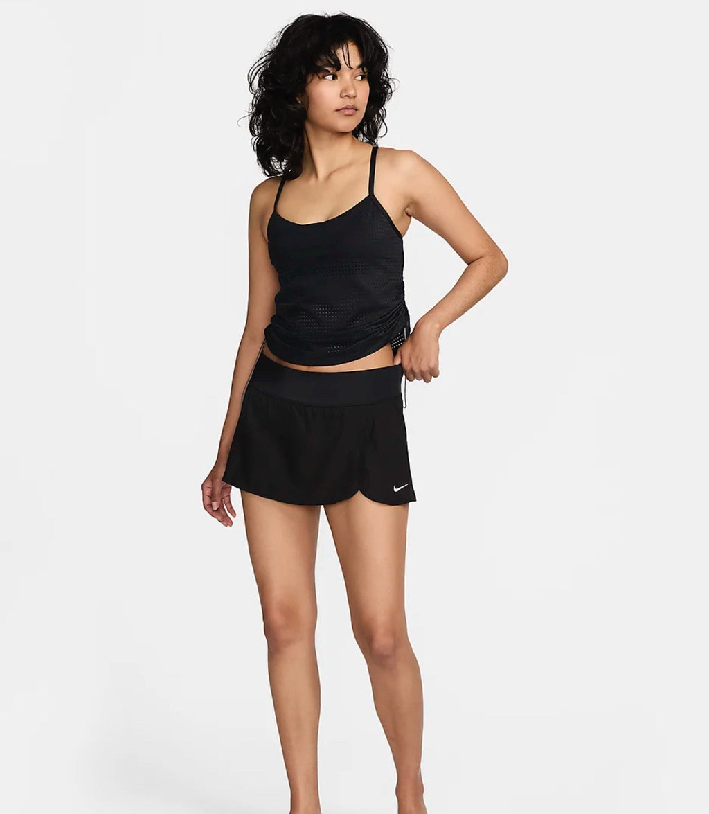 NWT Nike Swim Essential Women's Boardskirt in Black Size Large