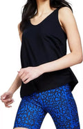 Ideology Womens Black Solid Rayon Tank Top Shirt M*