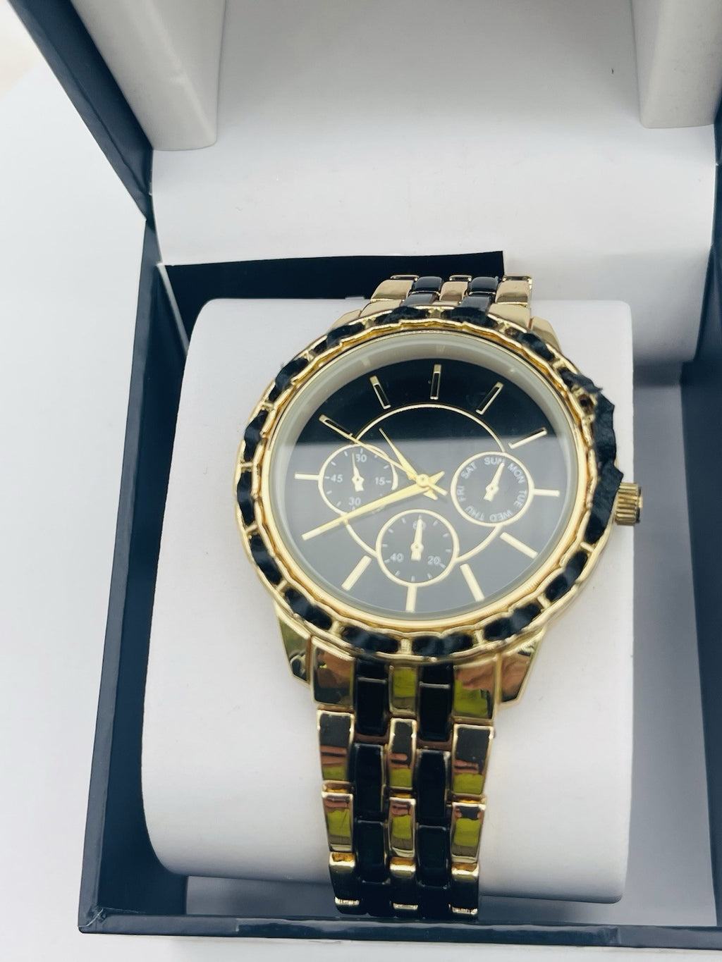 I.N.C. International Concepts Women's Two-Tone Bracelet Watch 36mm