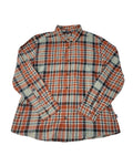 Eddie Bauer Men's 100% Cotton Easy Care Warm Brushed Twill Flannel Shirt Size M
