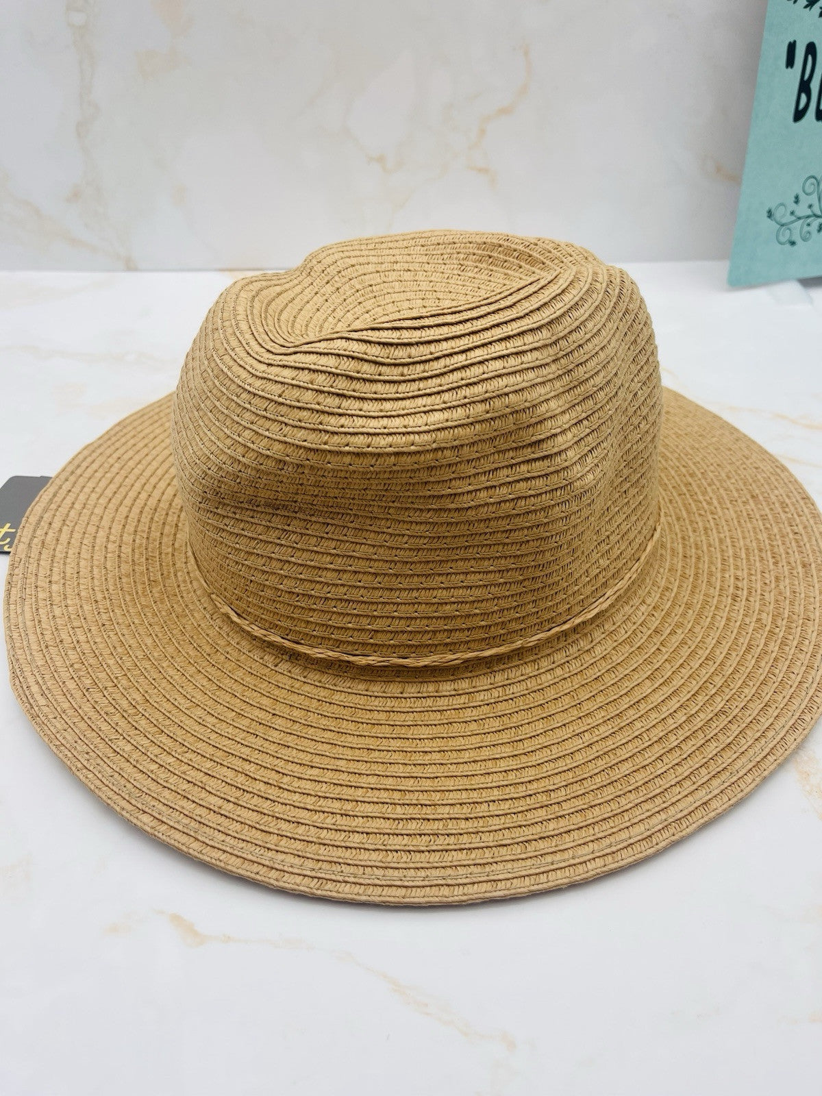 Style & Co Women’s Basic Straw Panama Hat ONE Size
